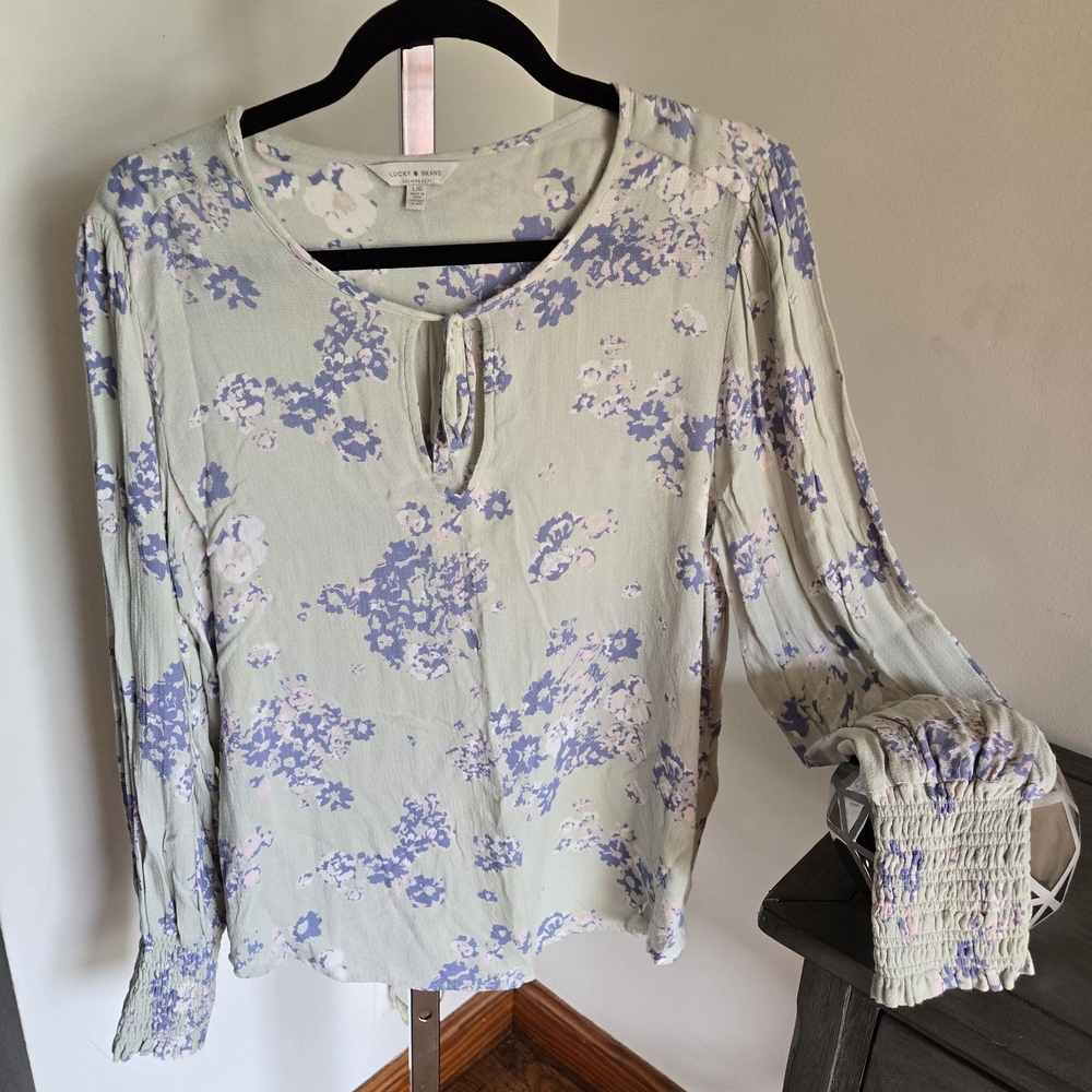 Lucky Brand Blouse Sz Lg